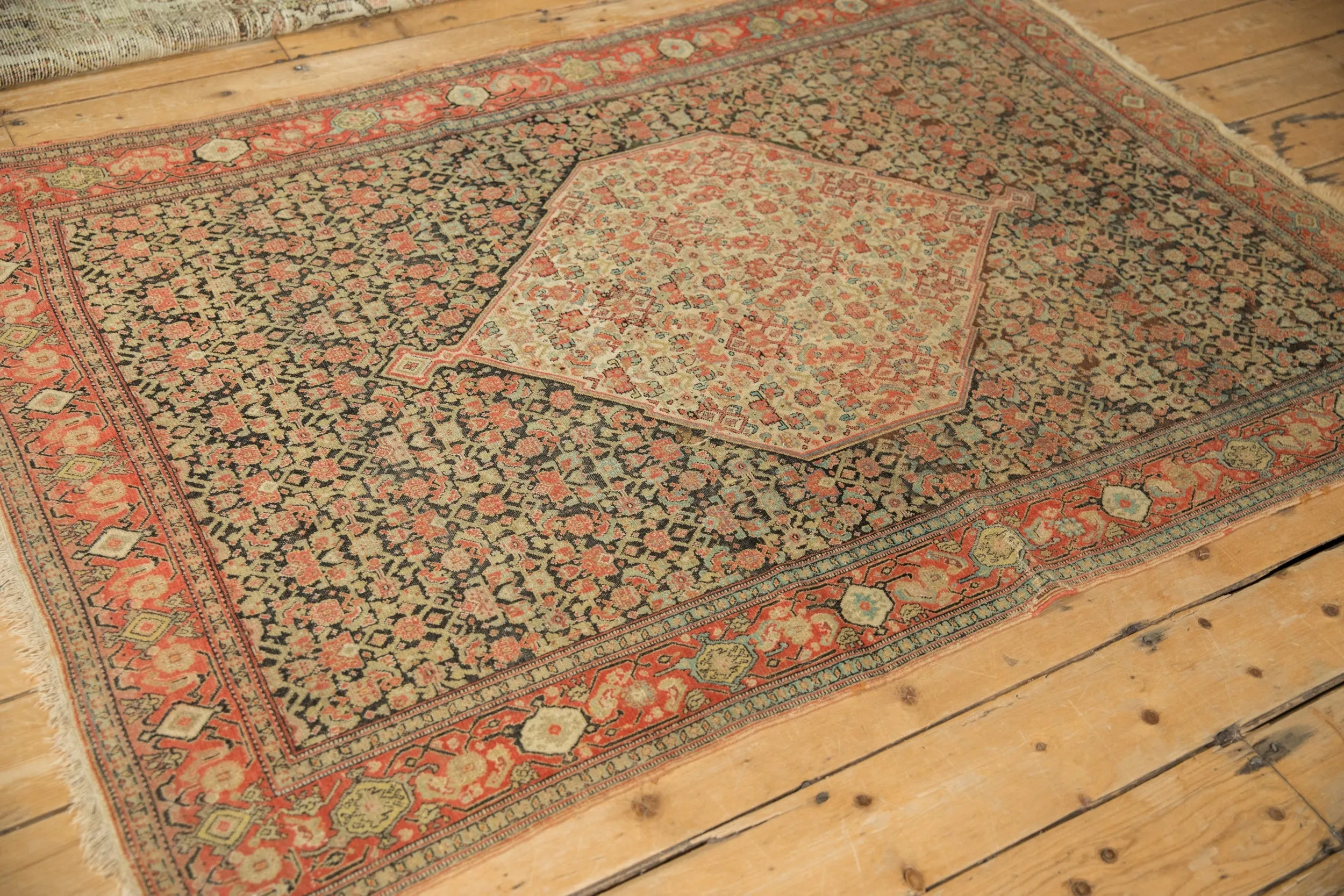 4x6 Antique Senneh Rug