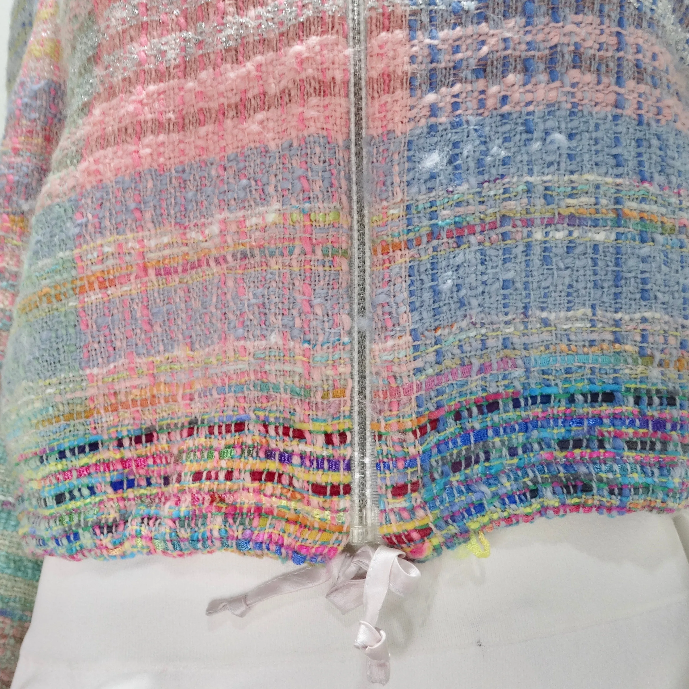 Balmain 1990s Multicolor Tweed Jacket