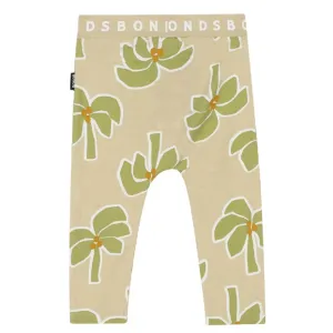 BONDS Stretchies Baby Leggings - Breezy Palm Green