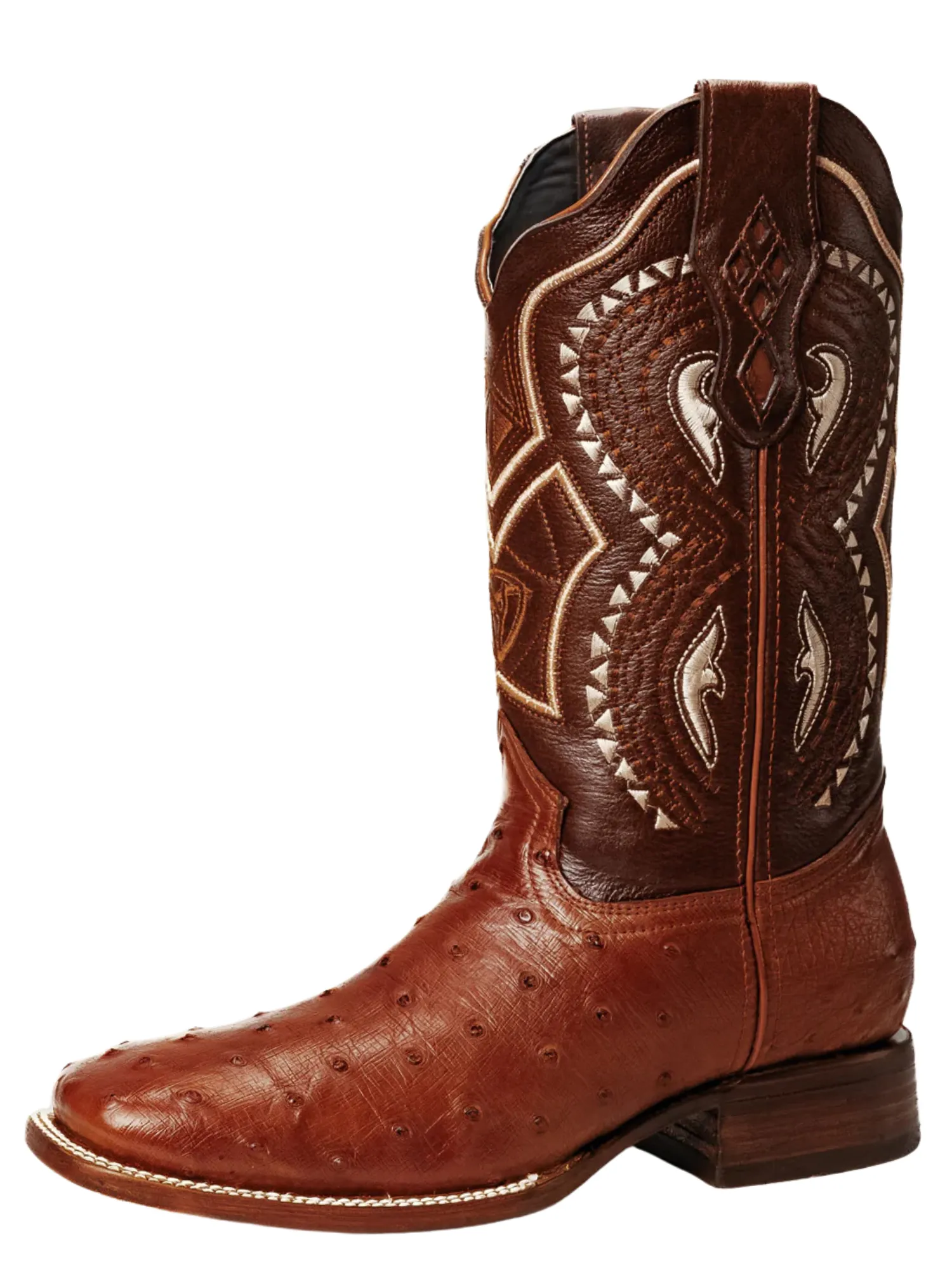 Botas Vaqueras Rodeo Exoticas de Avestruz Original para Hombre 'Joe Boots' - ID: 703SH