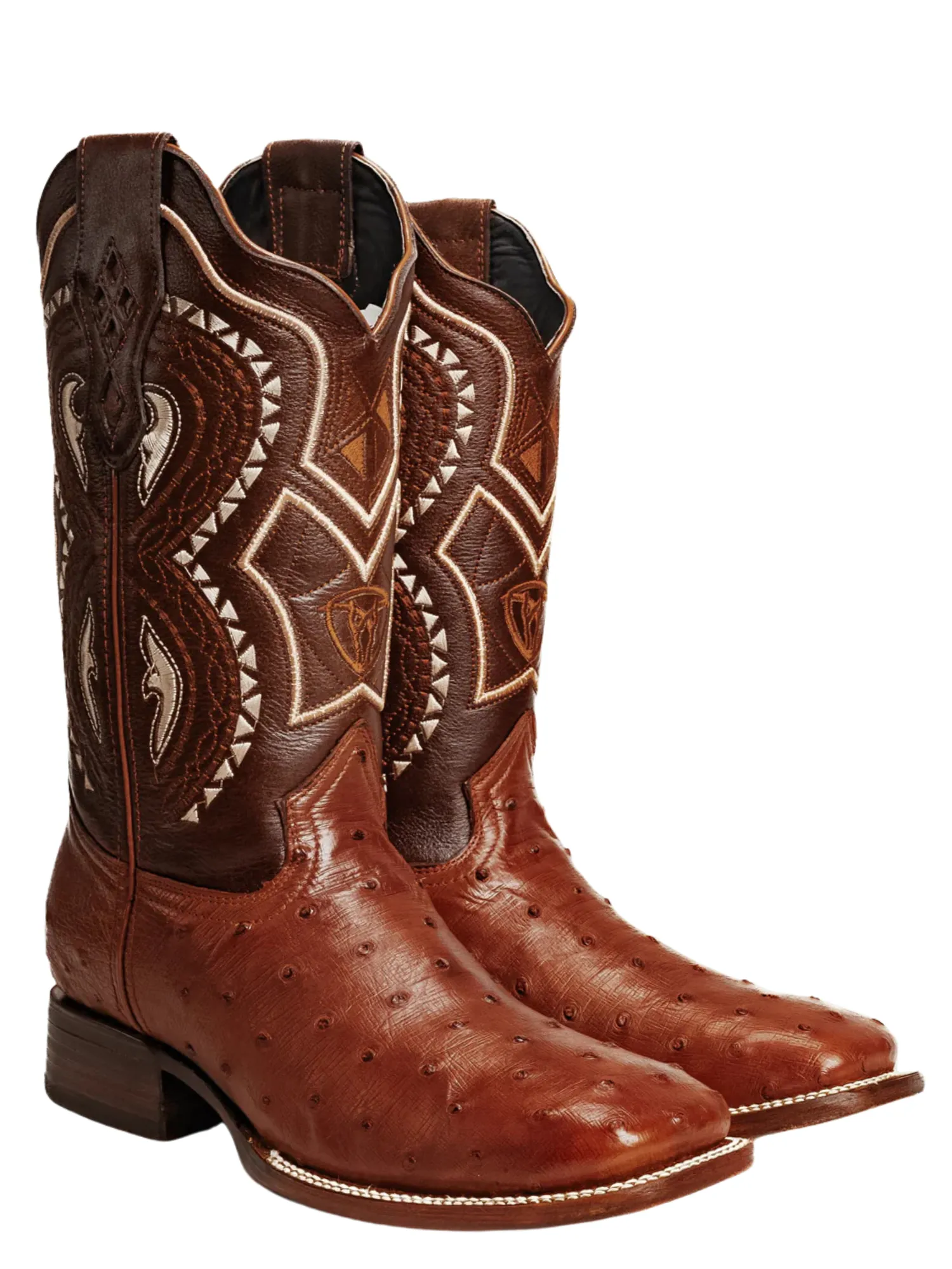 Botas Vaqueras Rodeo Exoticas de Avestruz Original para Hombre 'Joe Boots' - ID: 703SH