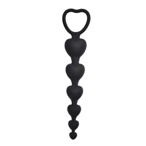 Chapelet Anal flexible noir