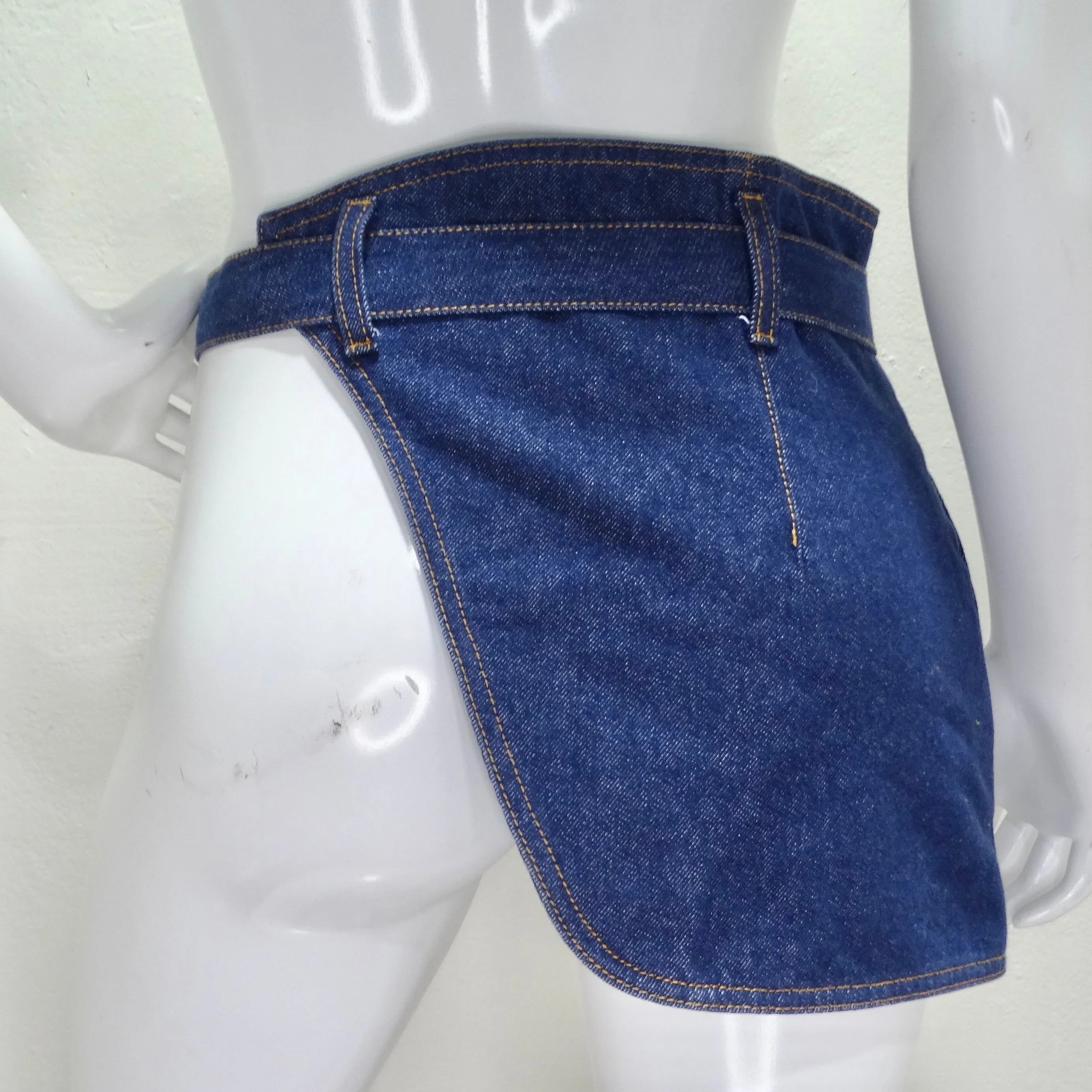 Fendi Denim Skirt Belt