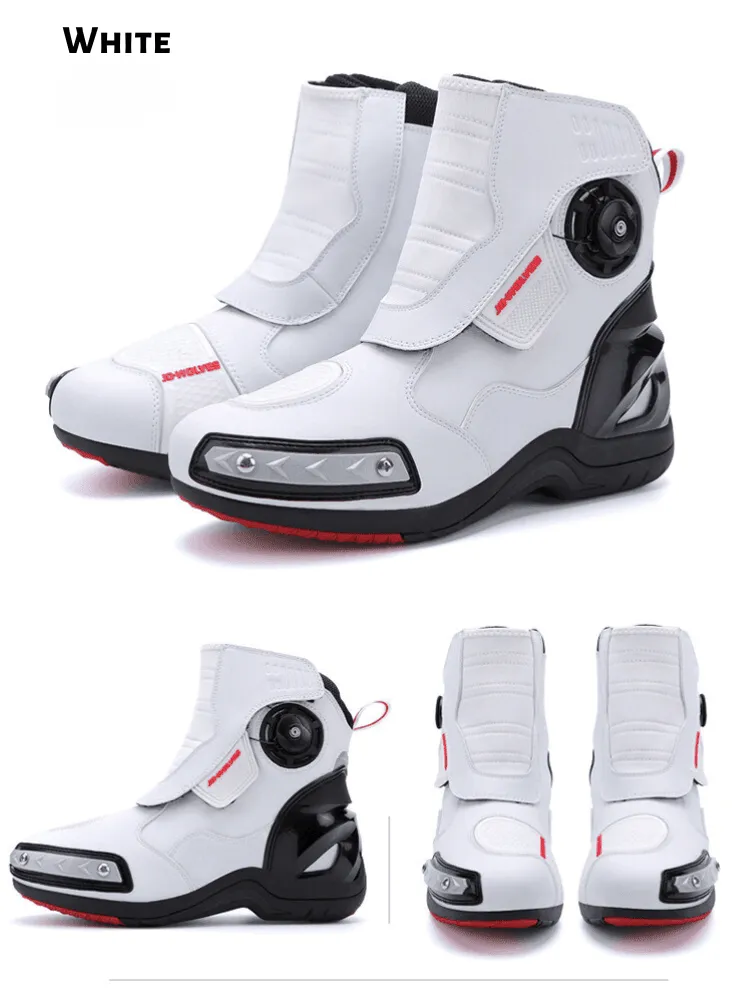 JO• WOLVES™ Luminous Coating Water Proof Motorcycle Boots