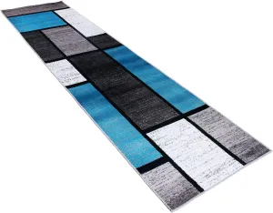 NEW HQCHOOSE Runner Rugs for Hallway Premium Soft Non Slip Area Rug Carpet 2' x 12' Washable Geometric Indoor Decor Mat with Safety Anti-Skid PVC Bottom for Living Room Bedroom Entryway Hallway!